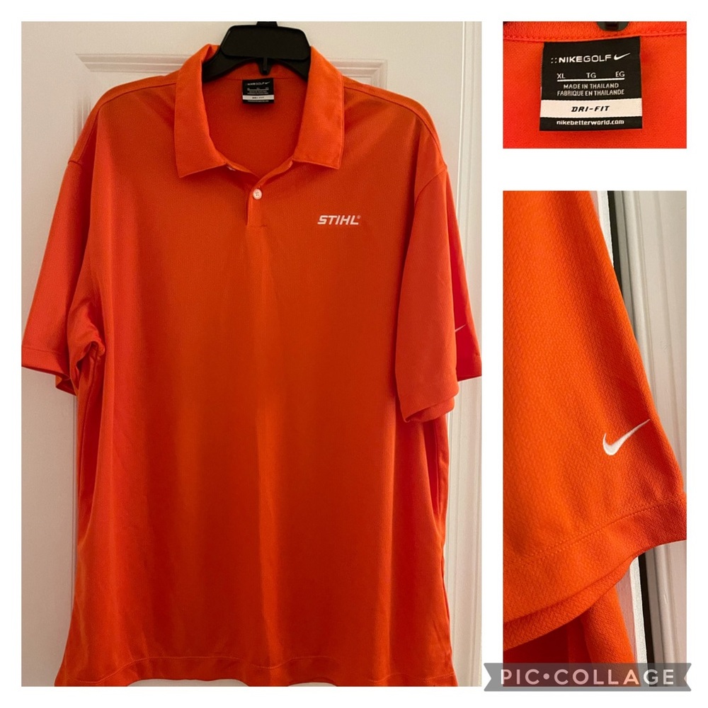 ⛳️ Men’s STIHL Nike Dri-Fit Golf 🏌️ Polo Shirt 👕
